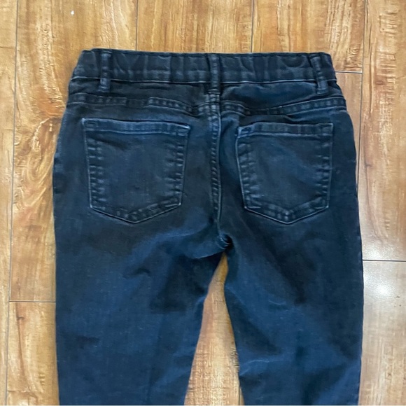 CHILDRENS PLACE Girls Black Super Skinny Jeans Waist Tighteners Size 10 - Picture 7 of 8